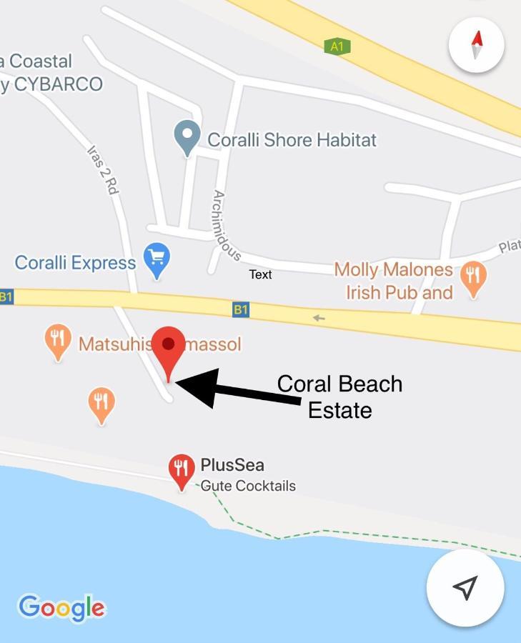 Modern Seaview Beach Studio Лімасол Екстер'єр фото